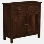Ayaan Solid Sheesham Wood Storage Cabinet In Honey Finish - Image 9