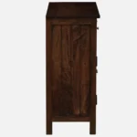 Ayaan Solid Sheesham Wood Storage Cabinet In Honey Finish - Image 10