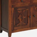 Devansh Sheesham Wood Cabinet With Double Door Storage - Image 10