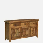 Atharv Solid Sheesham Wood Cabinet With Spacious Storage - Image 3