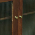 Myra Solid Wood Storage Cabinet With Shelves In Honey Oak Finish - Image 10