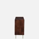 Kiara Sheesham Wood Display Cabinet In Walnut Finish - Image 5