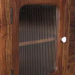 Avni Solid Sheesham Wood Utility Cabinet In Natural Finish - Image 7