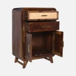 Yuvan Sheesham Wood Storage And Display Cabinet In Teak Finish - Image 2