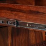 Aspen Sheesham Wood Utility Cabinet in Teak Finish - Image 11