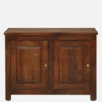Valencia Solid Wood Storage Cabinet in Walnut Finish - Image 3