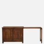 Valencia Solid Wood Storage Cabinet in Walnut Finish - Image 14