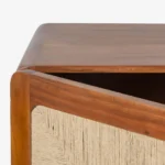 Oak Vista Contemporary Display Utility Cabinet - Image 8
