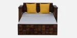 Riviera Premium Wooden Sofa Cum Bed With Plush Cushions - Image 2