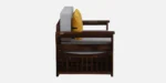 Riviera Premium Wooden Sofa Cum Bed With Plush Cushions - Image 10
