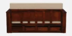 Tuscany Sheesham Wood Sofa Cum Bed In Walnut Finish - Image 7