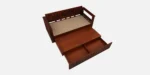 Tuscany Sheesham Wood Sofa Cum Bed In Walnut Finish - Image 8