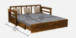 Rosella Elegant Sofa Cum Bed With Comfortable Seating - Image 6