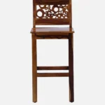Elmwood Sheesham Wood Bar Table Set in Provincial Teak Finish With (Set of 2) - Image 3