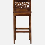 Elmwood Sheesham Wood Bar Table Set in Provincial Teak Finish With (Set of 2) - Image 5