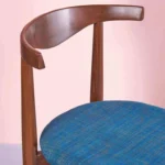 Vlvara Wooden Bar Stools in Warm Teak Finish (Set of 2) - Image 3