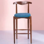 Vlvara Wooden Bar Stools in Warm Teak Finish (Set of 2) - Image 4