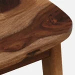 Kelmont Solid Wood High Chairs in Classic Brown Finish (Set of 2) - Image 3
