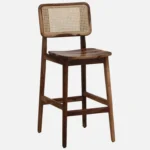 Kelmont Solid Wood High Chairs in Classic Brown Finish (Set of 2) - Image 8