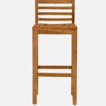 Frden Sheesham Wood Bar Chairs in Light Teak Finish (Set of 2) - Image 2