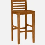 Frden Sheesham Wood Bar Chairs in Light Teak Finish (Set of 2) - Image 5