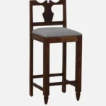 Jranton Wooden Bar Stools in Rustic Honey Finish (Set of 2) - Image 3