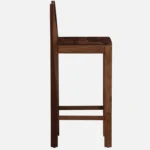 Gavro Solid Wood Bar Chairs in Dark Walnut Finish (Set of 2) - Image 2