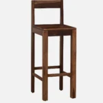 Gavro Solid Wood Bar Chairs in Dark Walnut Finish (Set of 2) - Image 4