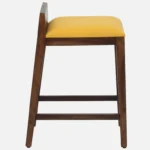 Somira Wooden High Chairs in Natural Finish (Set of 2) - Image 3