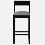 Centon Solid Wood Bar Stools in Teak Finish (Set of 2) - Image 2