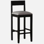 Centon Solid Wood Bar Stools in Teak Finish (Set of 2) - Image 4
