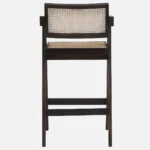 Prevon Solid Wood Bar Chairs in Rich Teak Finish (Set of 2) - Image 5