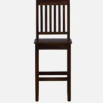 Oarvix Wooden Bar Stools in Natural Honey Finish (Set of 2) - Image 3