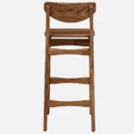 Urlano Solid Wood Bar Chairs in Dark Oak Finish (Set of 2) - Image 8