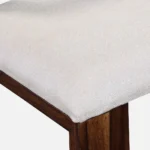 Yelron Solid Wood High Chairs in Warm Chestnut Finish (Set of 2) - Image 7