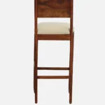 Iorvik Wooden Bar Chairs in Premium Teak Finish (Set of 2) - Image 7