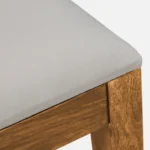 Zovian Solid Wood Bar Chairs in Elegant Walnut Finish (Set of 2) - Image 6