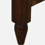 Alder Sheesham Wood Bar Stool in Walnut Finish - Image 5