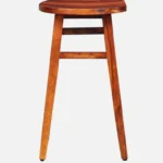 Haven Solid Sheesham Wood Bar Stool for Modern Interiors - Image 5