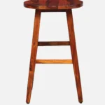 Haven Solid Sheesham Wood Bar Stool for Modern Interiors - Image 8