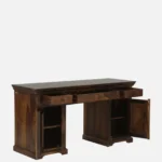 Stayan Sheesham Wood Writing Table in Scratch Resistant Provincial Teak Finish - Image 7