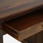 Stayan Sheesham Wood Writing Table in Scratch Resistant Provincial Teak Finish - Image 9