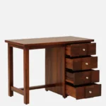 Sheesham Wood Writing Table In Scratch Resistant Provincial Teak Finish - Image 6