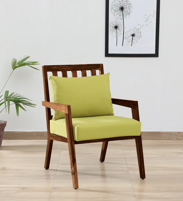 classicwood-8-4.webp wilton Sheesham Wood Arm Chair In Green & Rustic Teak Finish Set Of 2 - Image 1