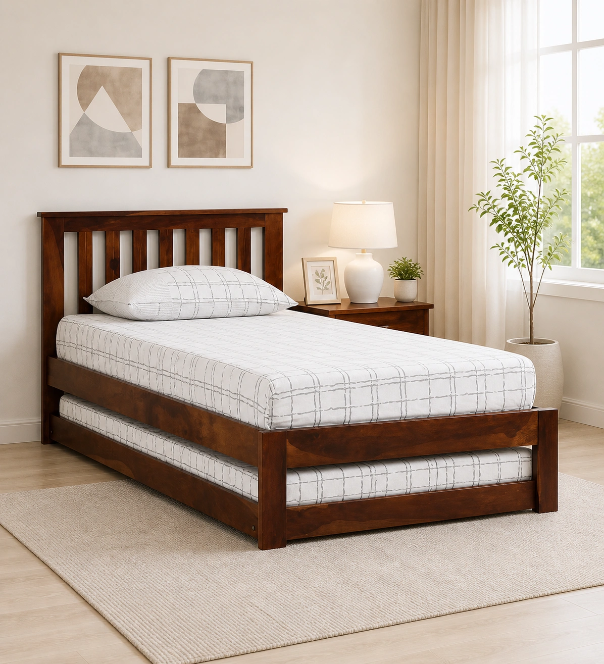 Wrvixa-Minimal-Sheesham-Wood-Single-Bed-Frame-1.webp Wrvixa Minimal Sheesham Wood Single Bed Frame - Image 1