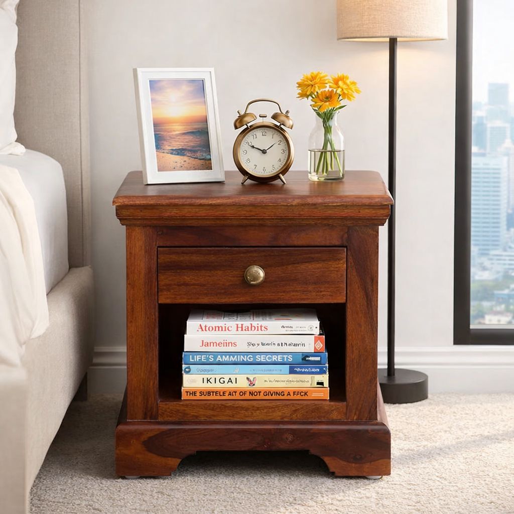 Prestive-Bedroom-Side-Table-with-Utility-Storage-Shelf-classic-wood-1.png Prestive Bedroom Side Table with Utility Storage Shelf - Image 1