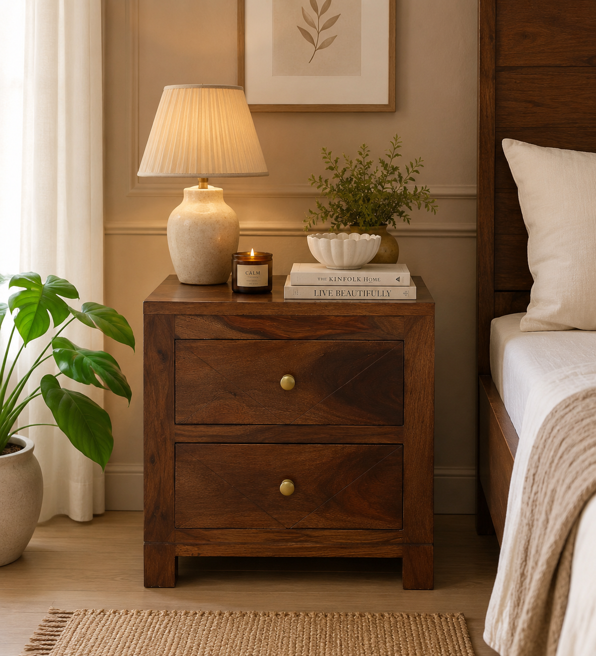 Nonroe-Natural-Wood-Side-Cabinet-classic-wood-1.webp Nonroe Natural Wood Side Cabinet - Image 1