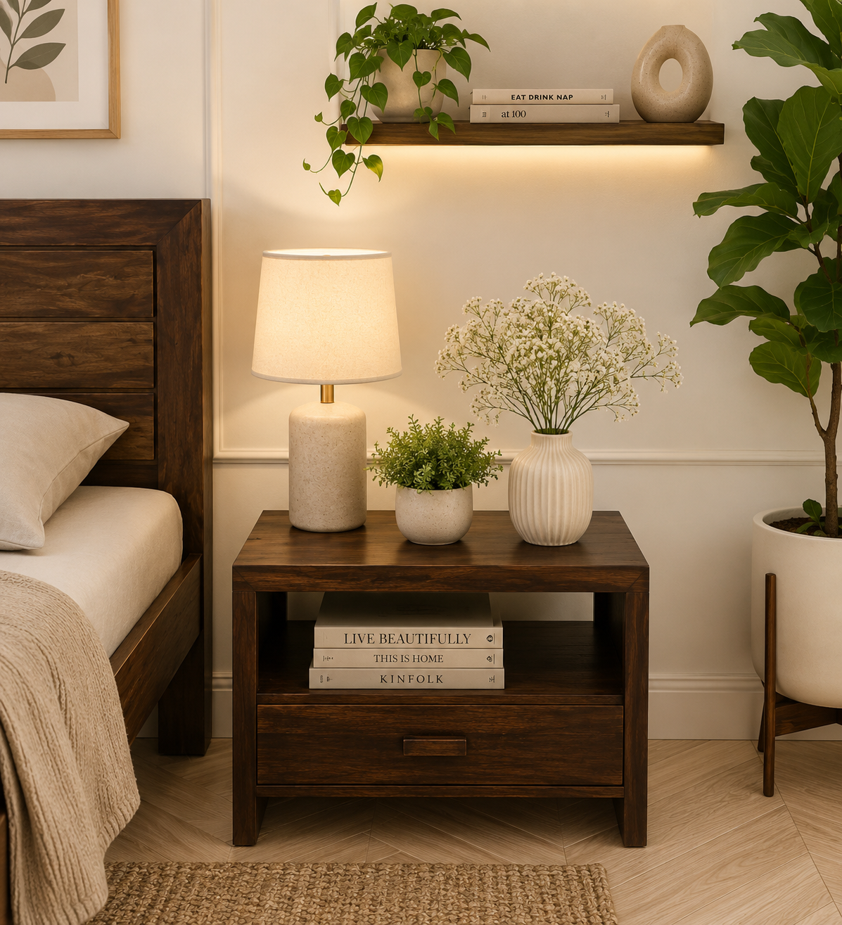 Tavrin-Sheesham-Wood-Nightstand-in-Burnt-Sienna-Finish-with-Drawer-classic-wood-1.webp Tavrin Sheesham Wood Nightstand in Burnt Sienna Finish with Drawer - Image 1