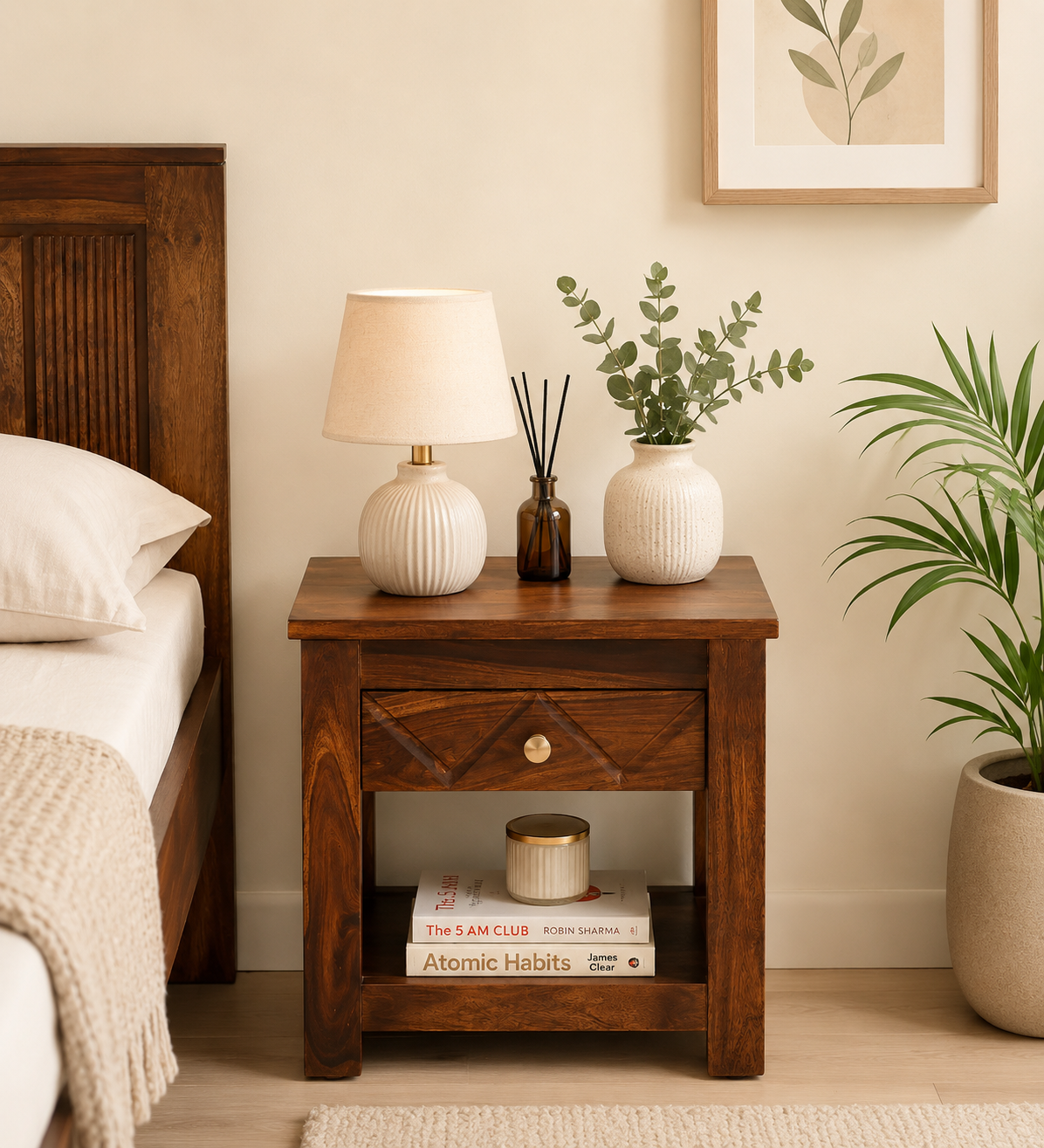 Fuinvera-Modern-Wooden-Bedside-Table-classic-wood-1.png Fuinvera Modern Wooden Bedside Table - Image 1