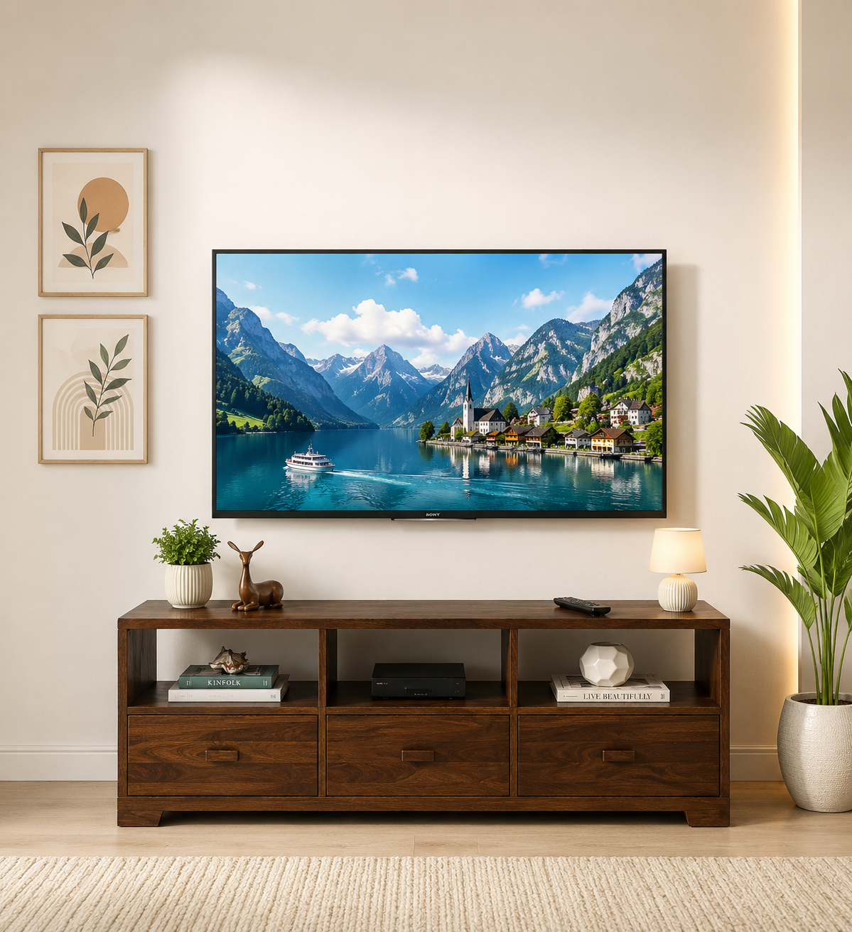 Cedarvale-Acacia-Solid-Wood-Media-Unit-in-Stain-Resistant-Golden-Teak-Finish-classicwood-1.png Cedarvale Acacia Solid Wood Media Unit in Stain Resistant Golden Teak Finish - Image 1